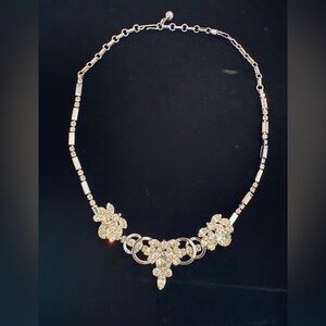 Vintage Silver Tone Adjustable 19 Inch Necklace